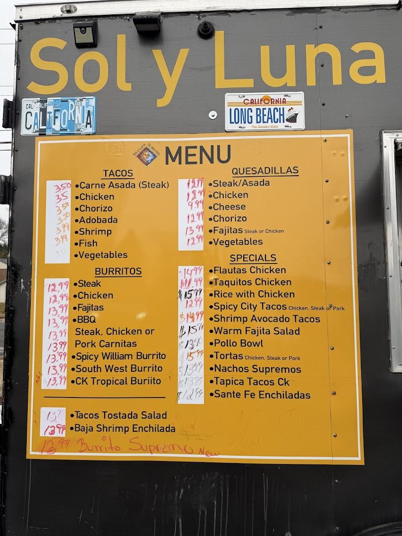 Sol y Luna Cal Mex Food